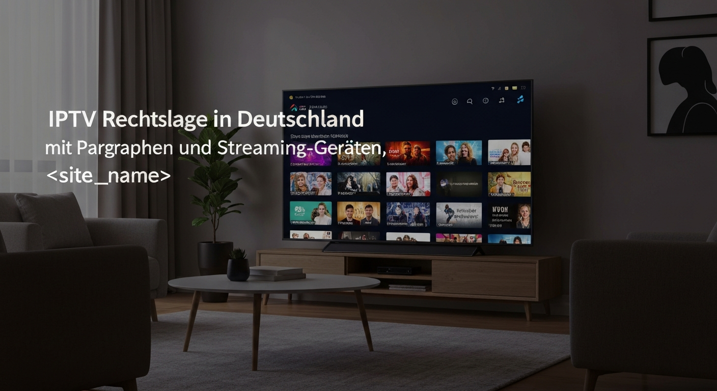 IPTV Rechtslage in Deutschland mit Paragraphen und Streaming-Geraten, IPTV Kaufen