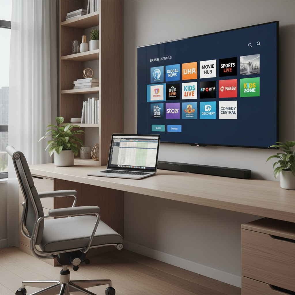 IPTV M3U Liste mit deutschen Sendern und Senderliste auf dem Bildschirm, IPTV Kaufen